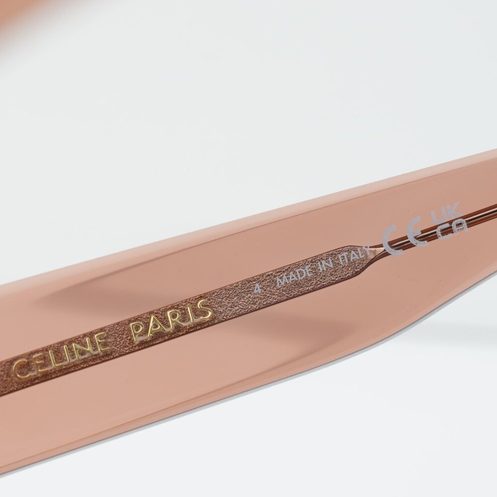 Celine CL40280U 74V Rectangle Sunglasses - Rose/Blue - Picture 10 of 10